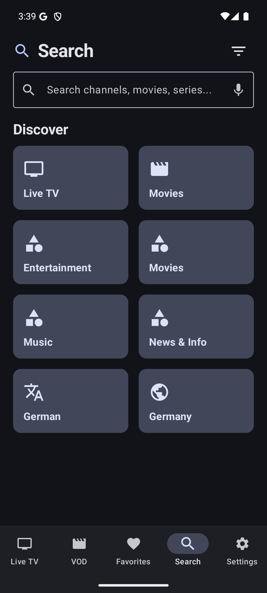 Instant Search